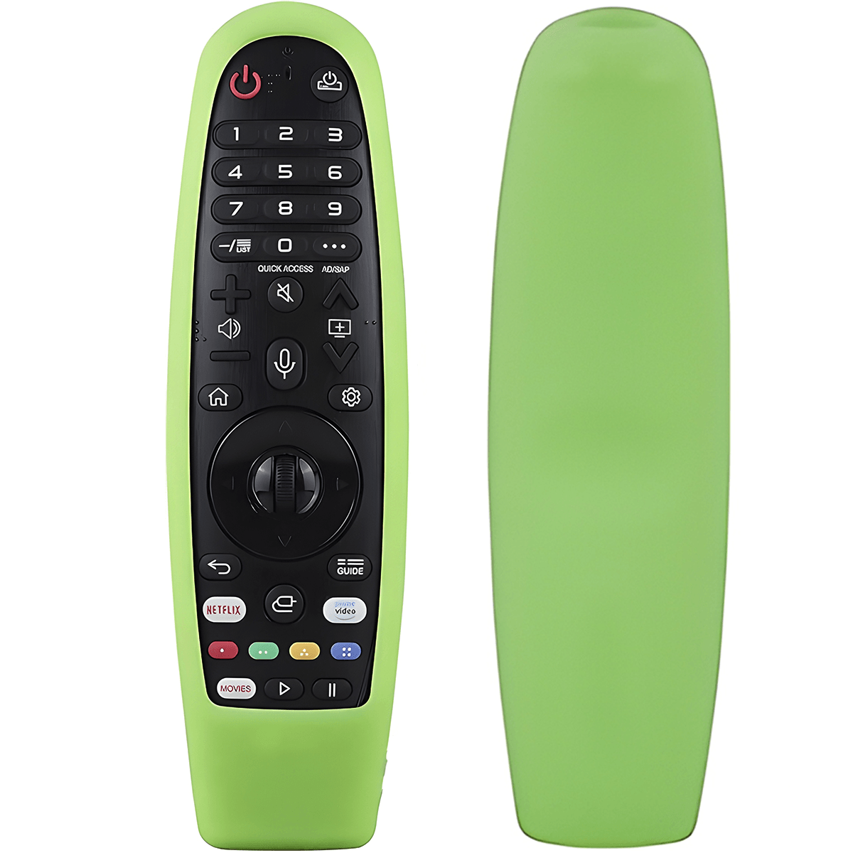 Control Remoto Smart Para Tv Lg Con Comando Por Voz + Funda Color Verde Neón