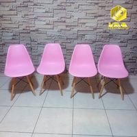 SILLA EAMES NÓRDICA SOFISTICADA ROSA X 04 UNDS
