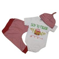 CONJUNTO NAVIDAD DE BEBE TALLA 1