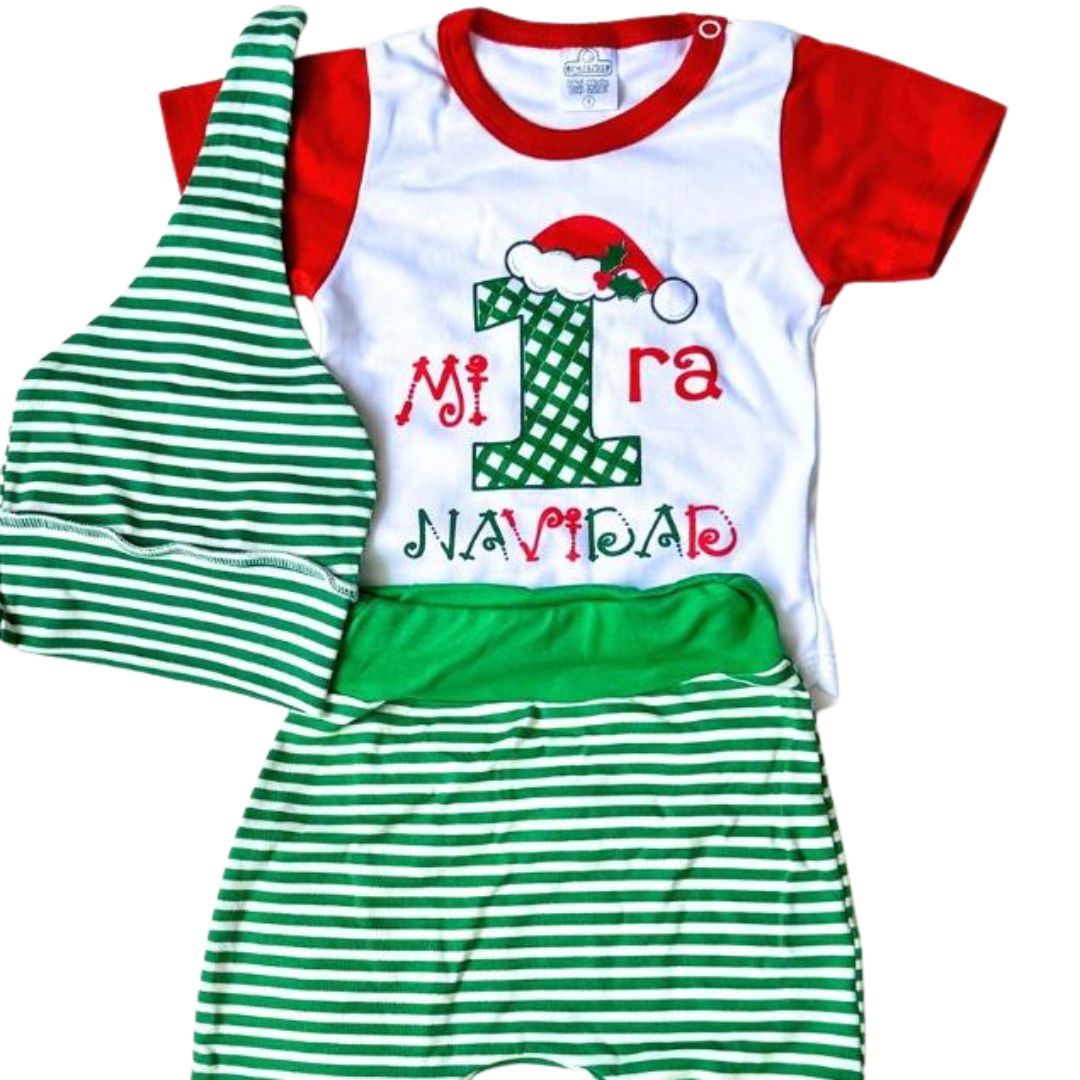 Conjunto Navidad Bebé talla 1