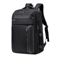 Mochila Arctic Hunter B00833 Expandible Viaje Laptop Negro