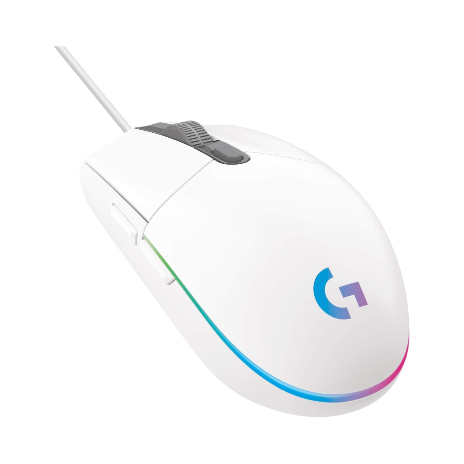Mouse Gamer Logitech G203 RGB Lightsync 6 Botones - Blanco