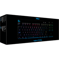 Teclado gamer Logitech G Pro RGB Cable Extraible Mecánico GX Blue Clicky