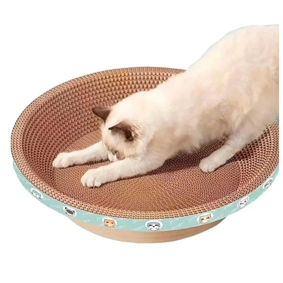RASCADOR PARA GATOS FORMA CIRCULAR 40 cm