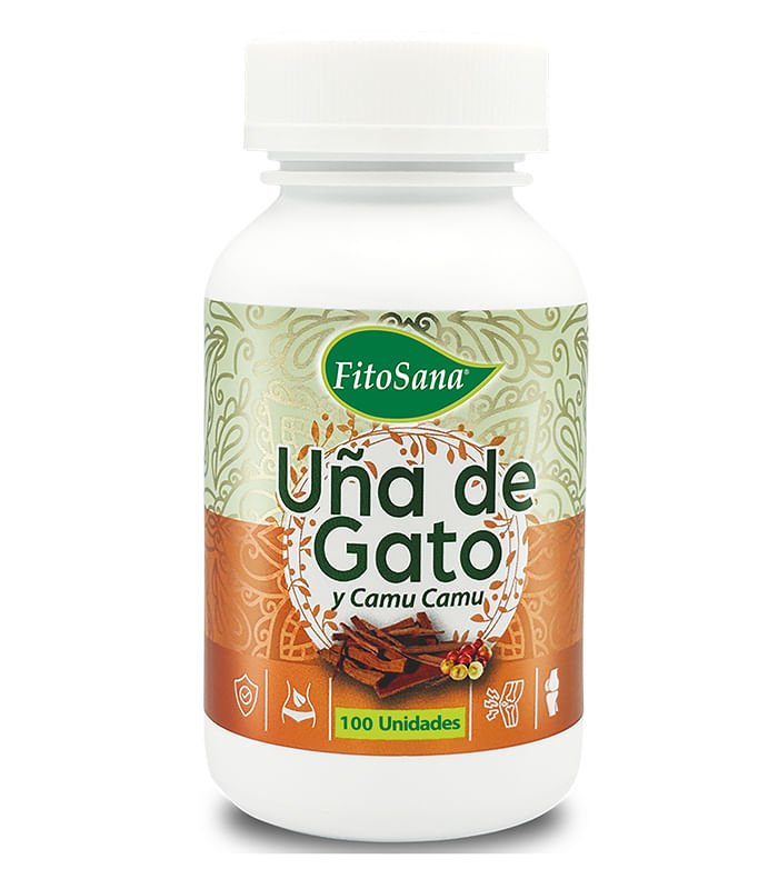 UÑA DE GATO Y CAMU CAMU FITOSANA - FRASCO 100U