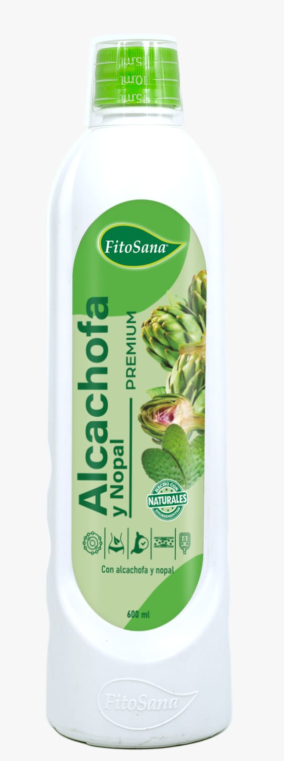 ALCACHOFA Y NOPAL PREMIUM FITOSANA - BEBIDA 600ML