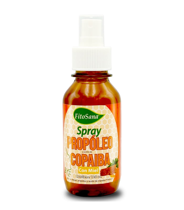 PROPOLEO Y ACEITE DE COPAIBA CON MIEL FITOSANA - SPRAY 120CC