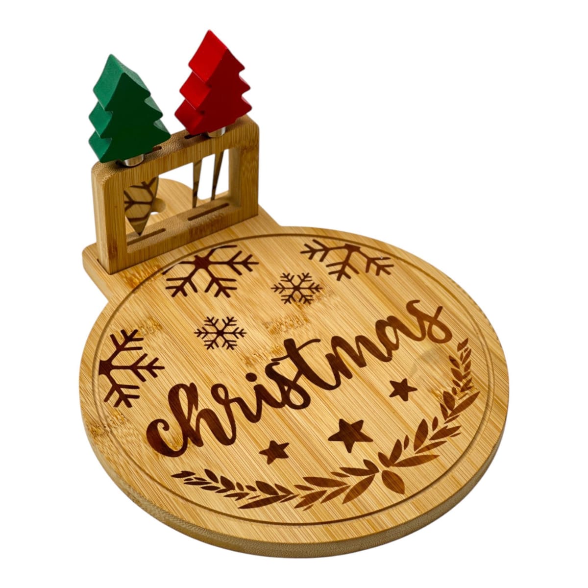 Tabla de Quesos y Piqueos Navidad 3Pcs