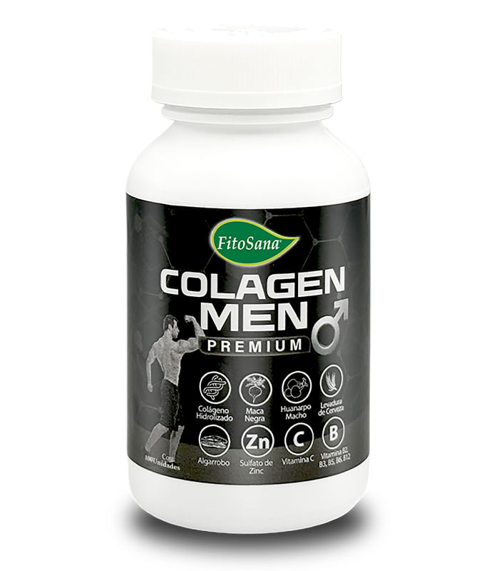 COLAGEN MEN PREMIUM FITOSANA - FRASCO COLAGENO HIDROLIZADO 100U
