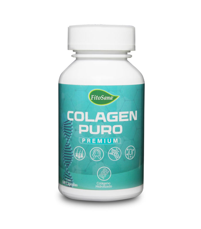 COLAGEN PURO PREMIUM FITOSANA - FRASCO COLAGENO HIDROLIZADO 100U