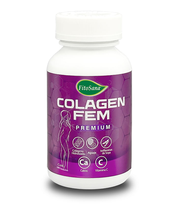 COLAGEN FEM PREMIUM FITOSANA - FRASCO COLAGENO HIDROLIZADO 100U