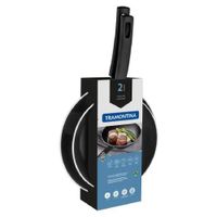 Juego de sartenes de Aluminio Sicilia Azul x2pzs20Cm-26Cm - 75286025