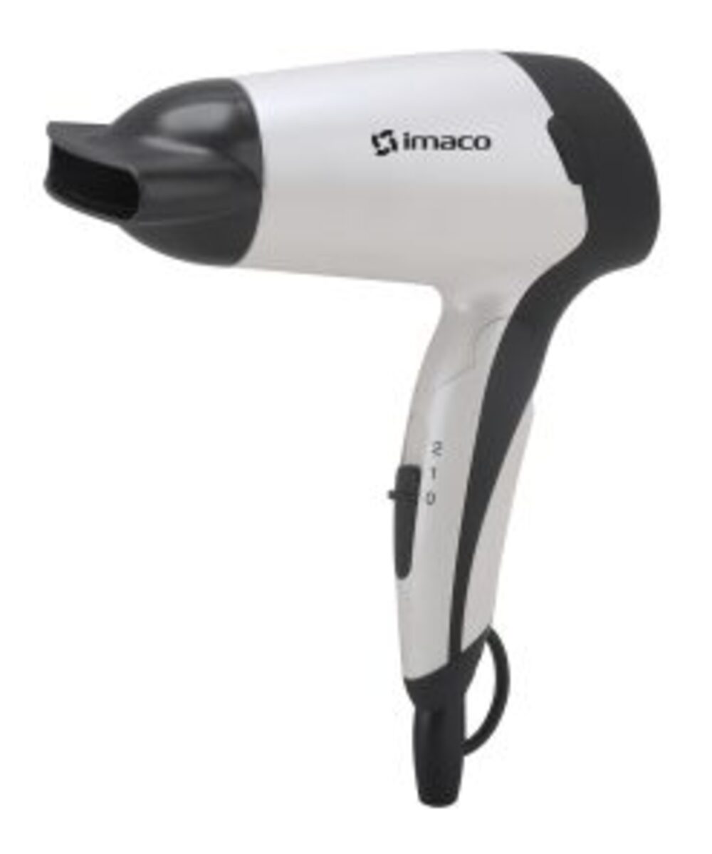 Secadora de Cabello Plegable Imaco 1000W HD-1000 - Mango plegable !OFERTA!
