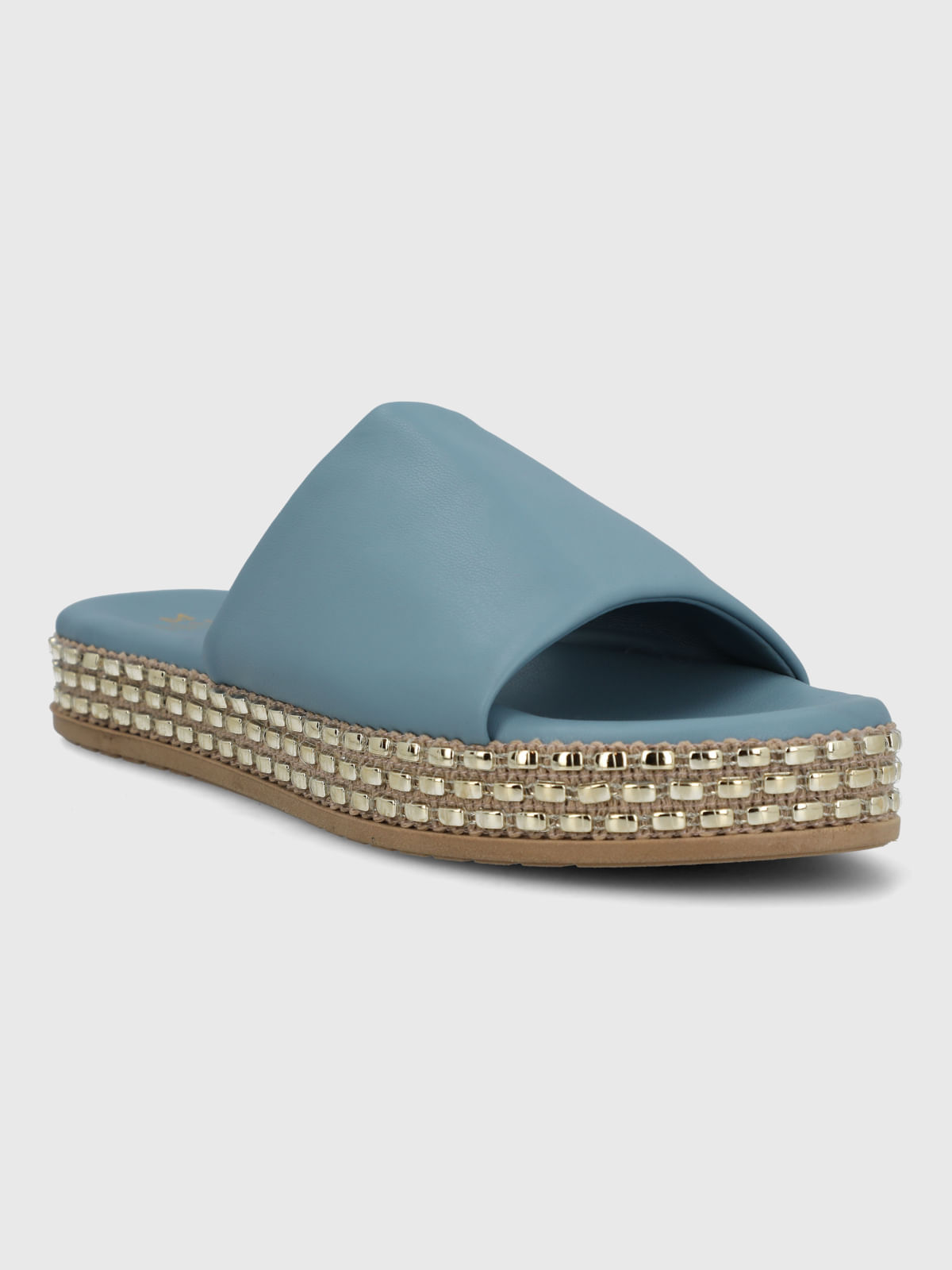 Sandalia Para Mujer Sintetico Ducato Celeste Hush Puppies