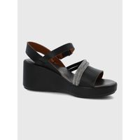 Sandalia Para Mujer Sintetico Palmerino Negro Hush Puppies