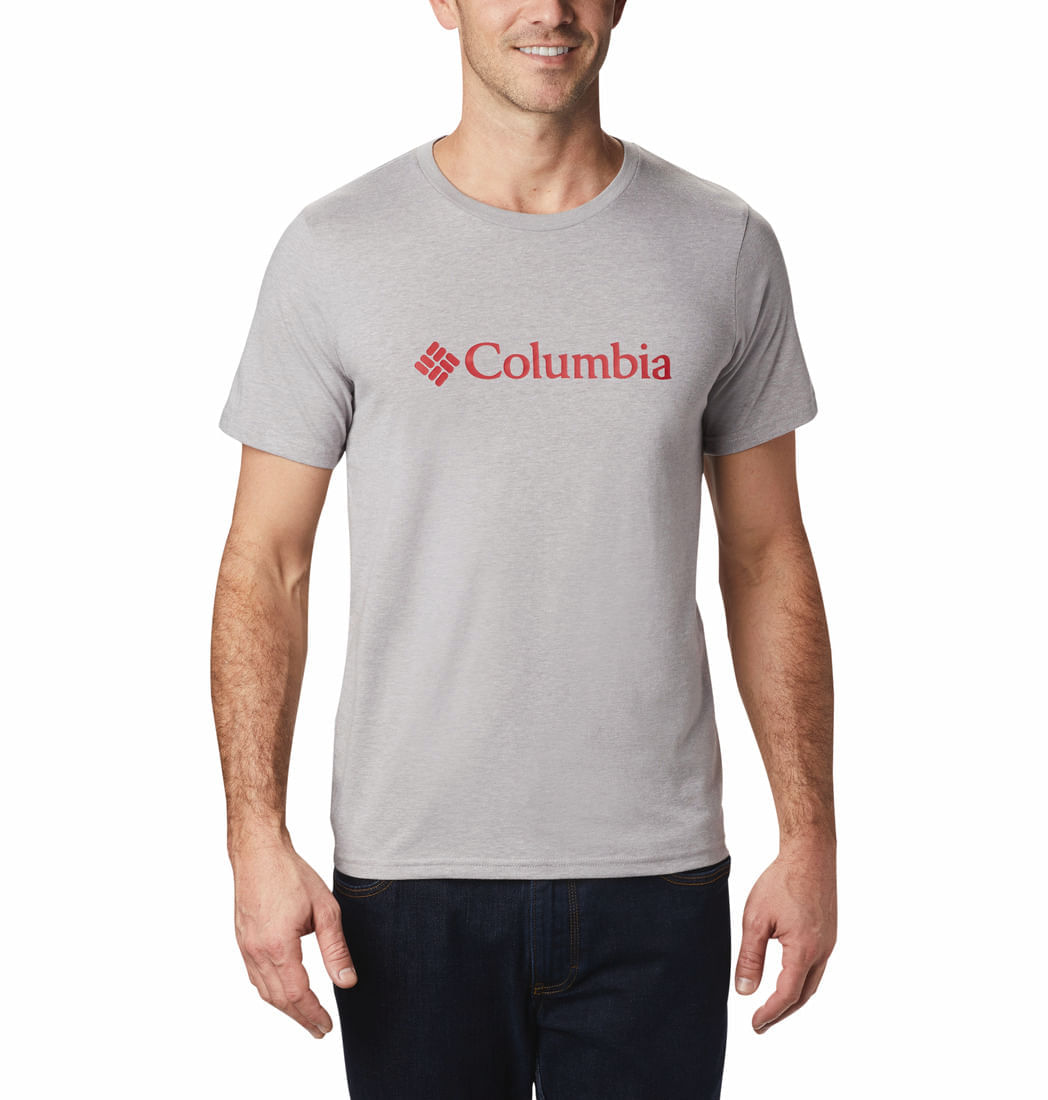 Polo Para Hombre Manga Corta CSC Basic Logo™ Gris Vestuario