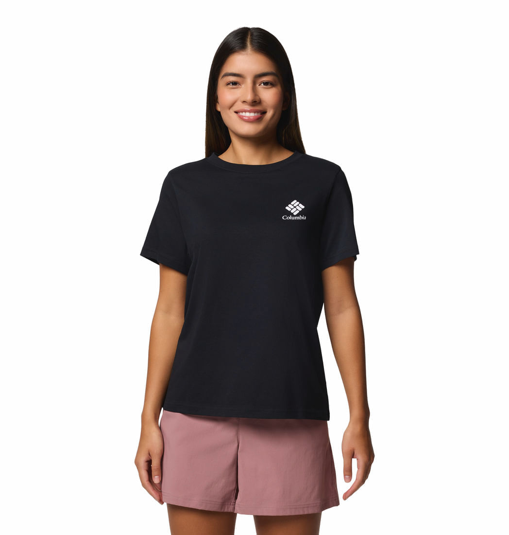 Polo Para Mujer Manga Corta Rolling Bend™ Negro Vestuario