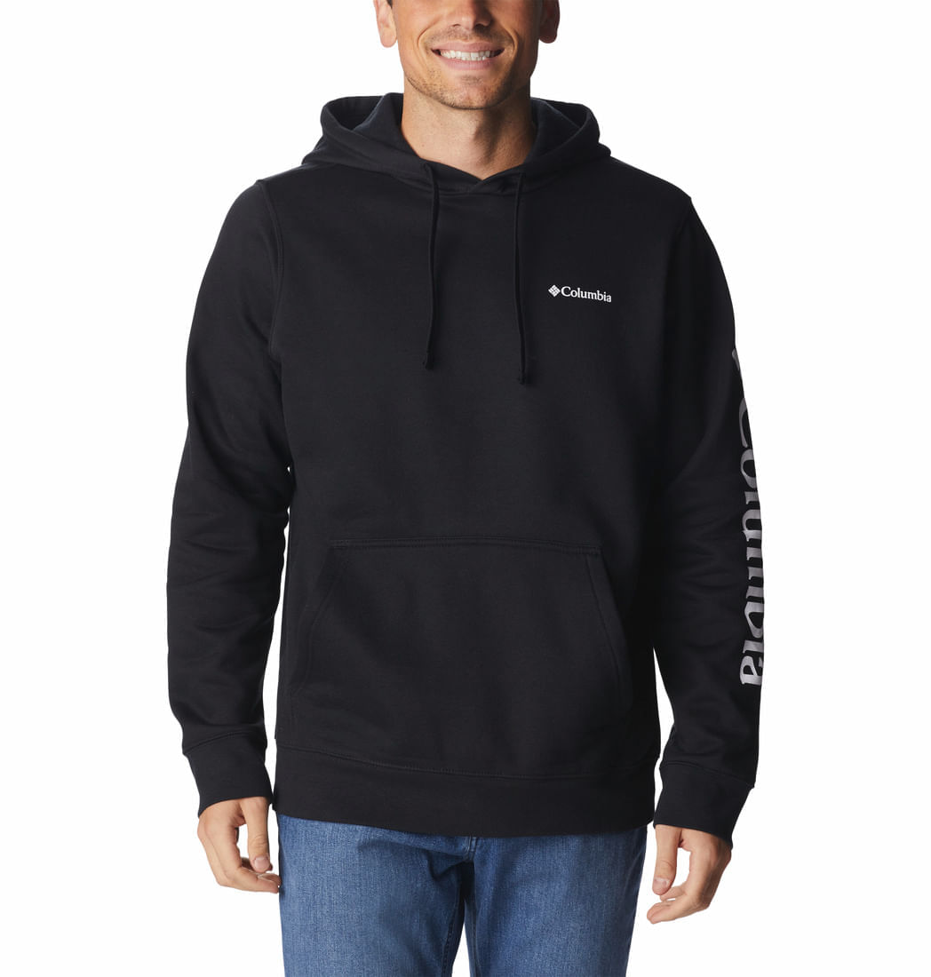 Poleron Para Hombre Con Capucha Columbia Trek™ Negro Vestuario
