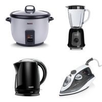 Combo Thomas Licuadora TH-330V + Olla Arrocera TH-36P + Hervidor TH-4330 + Plancha TH-7003