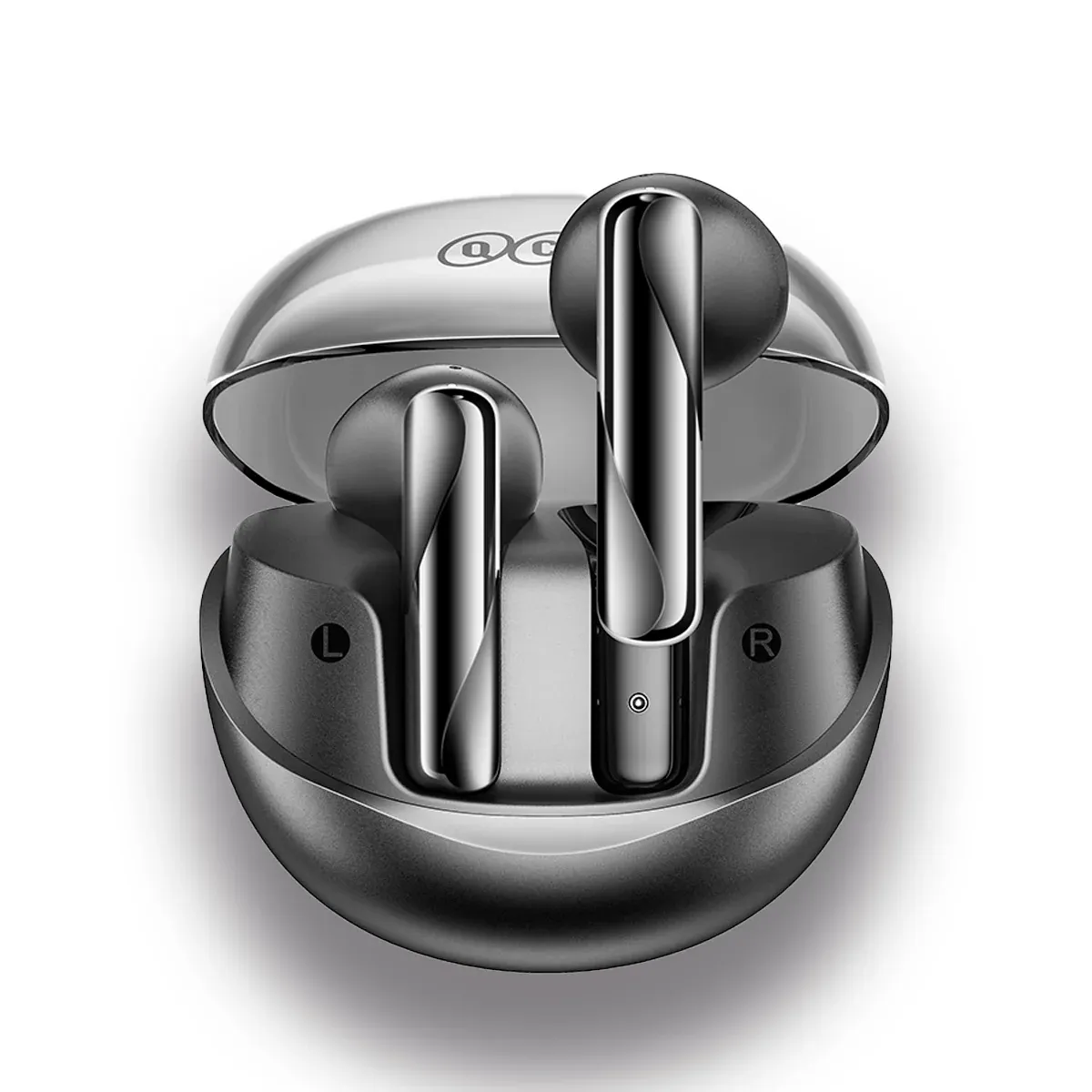 QCY - Audífonos inalámbricos Ailybuds Clear T32 BT 5.3 ENC 22Hrs - Negro