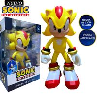 Muñeco Sonic The Hedgehog Articulable 9938-Amarillo