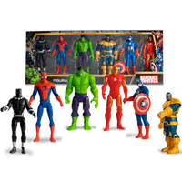 Set de Figuras Articulables Avengers de Jebe 6Pcs MARVEL-M6