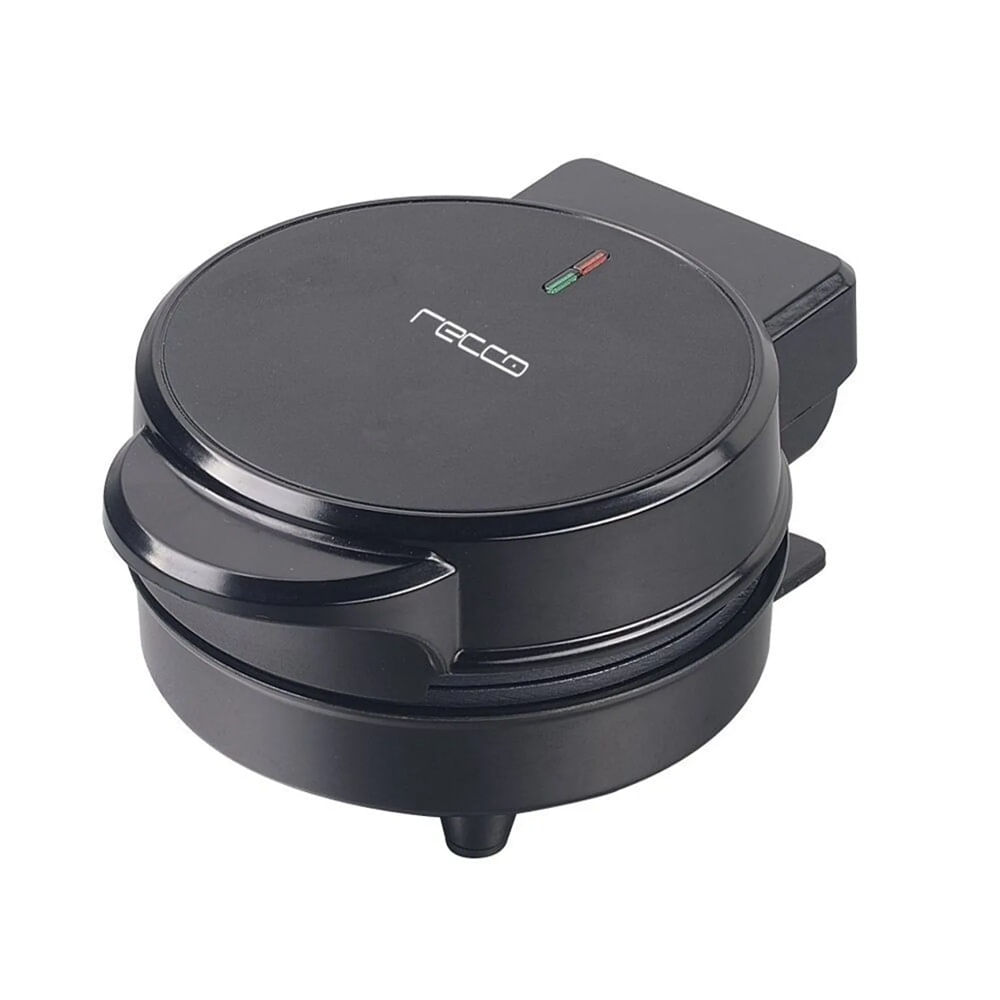 MIni Wafflera Redonda 800 W Negra RCE-WAFFLE100N Negro