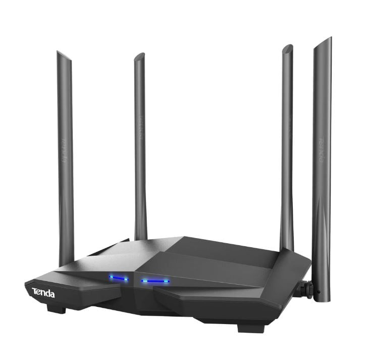 ROUTER WIFI GIGABIT DE DOBLE BANDA AC10 ROUTER TENDA AC1200