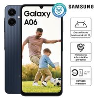 Celular Samsung A06 SM-A065MZKELTP 4GB RAM 128GB 6.7"" Negro