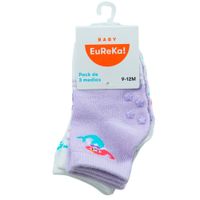 Medias Pack x3 Unid Bebé Niña BABY EUREKA