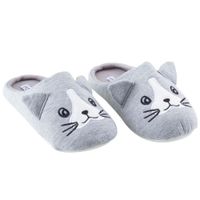 Pantuflas diseño gato EUREKA Niño