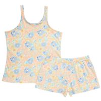Pijamas Bvd + Short Flores Mujer SINGULAR