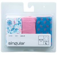 Trusa Pack x3 Bikini Dis9 Mujer SINGULAR