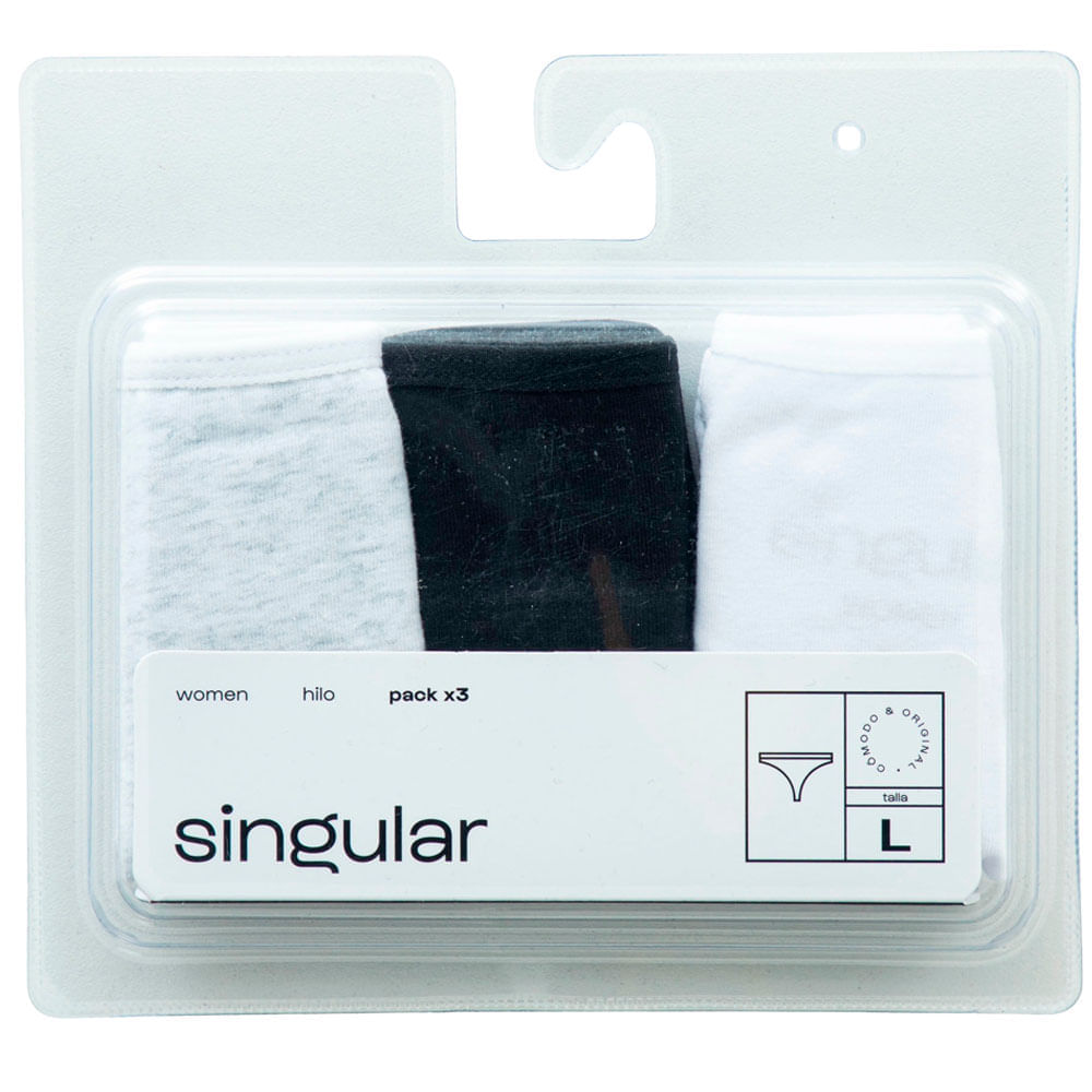 Trusa Pack x3 Hilo Bnp Mujer SINGULAR