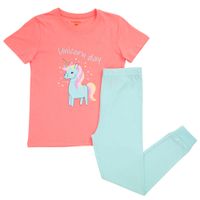 Pijamas Polo manga corta + Pantalón Niña EUREKA