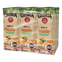 Bebida de Naranja GLORIA Caja 200ml Paquete 6un