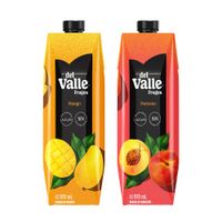 Pack Bebida FRUGOS Sabor a Mango Caja 970ml + Bebida de Durazno FRUGOS Caja 970ml
