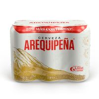 Cerveza AREQUIPEÑA Lata 473ml Paquete 6un