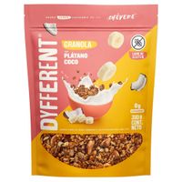 Granola Coco y Plátano DYFFERENT Doypack 390g