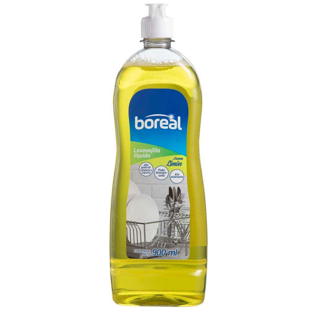 Lavavajilla Líquido BOREAL Limón Botella 900ml