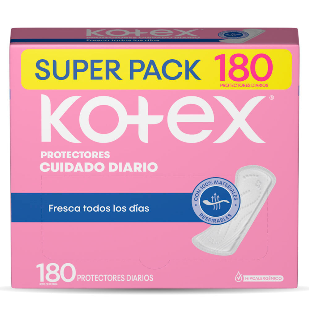 Protector Diario KOTEX Normal Caja 180un