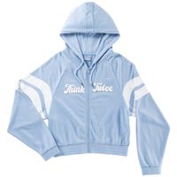 Polerones Franela con capucha frase zip Mujer SINGULAR