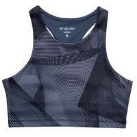 Tops Manga Cero Deportivo Black Diseño moda Mujer SINGULAR