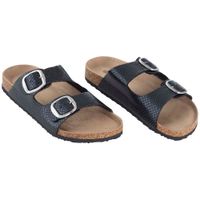 Sandalias con plataforma croco SINGULAR Mujer