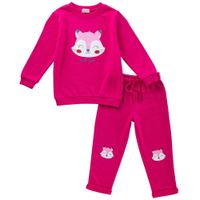 Conjuntos Polera Manga Larga + Pantalón 4 Bebé Niña BABY EUREKA