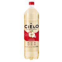 Agua con Gas CIELO Sabor a a Manzana Botella 1.72L