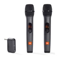 Micrófonos Inalámbricos JBL Wireless UHF – Cardioide, reproducción de hasta 6 horas, alimentados por