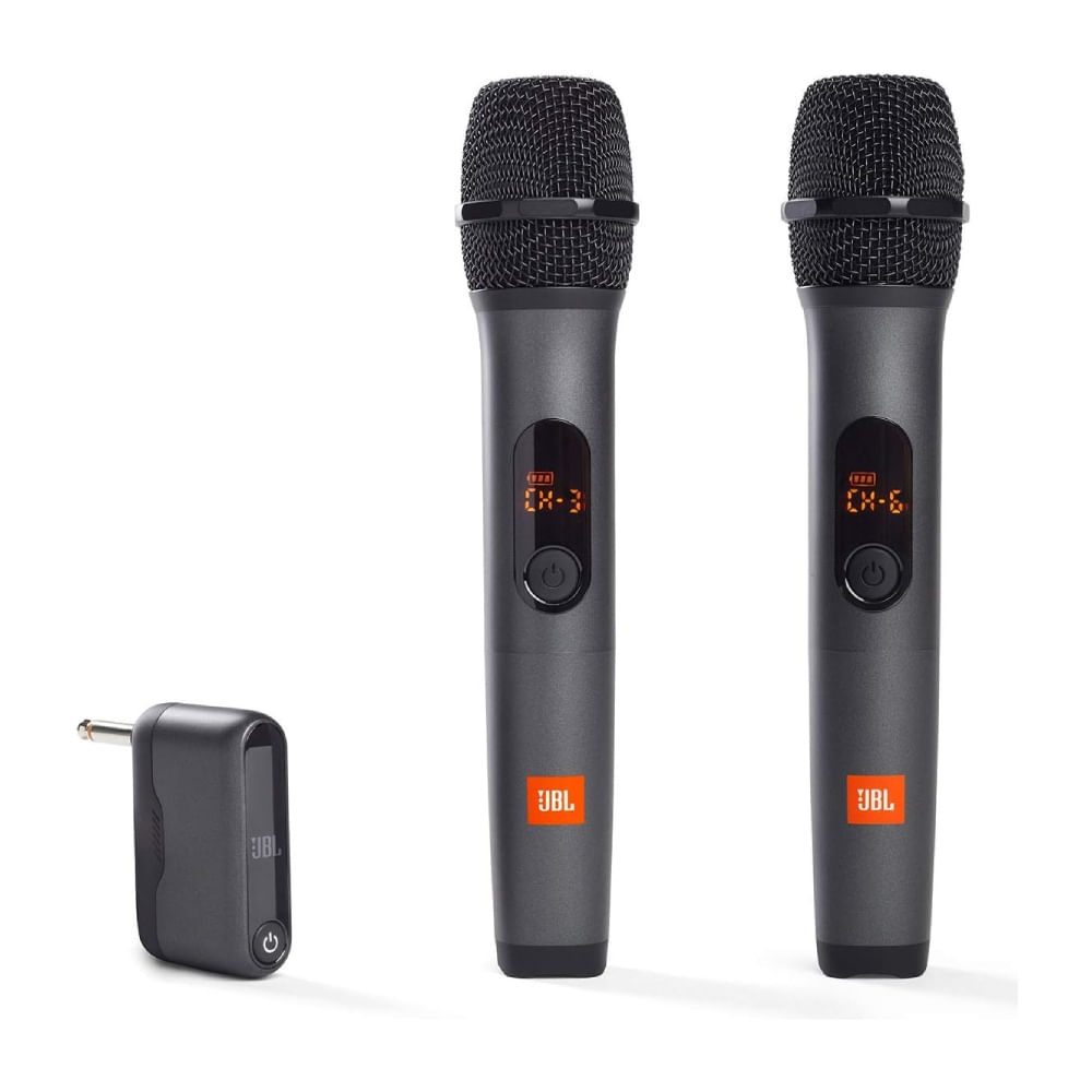 Micrófonos Inalámbricos JBL Wireless UHF – Cardioide, reproducción de hasta 6 horas, alimentados por