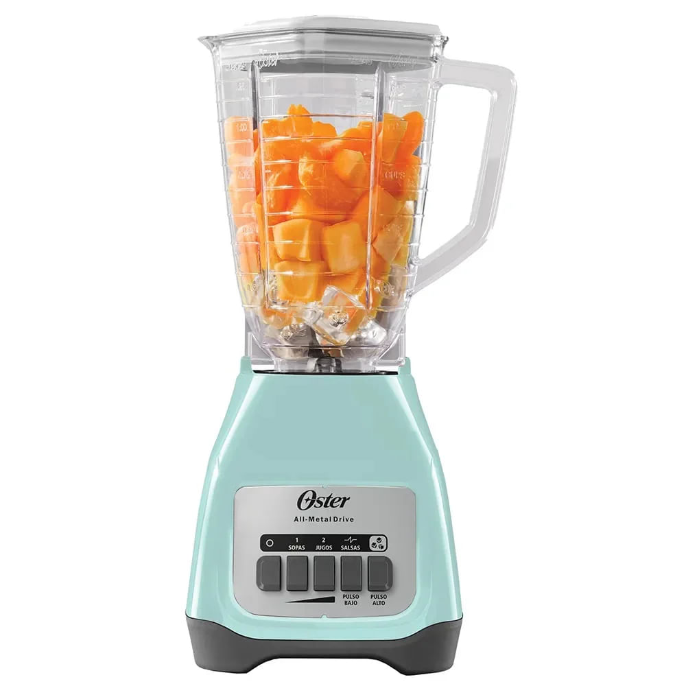 Licuadora Oster® de 2 Velocidades con Pulso y Vaso de Vidrio BLSTKAGVPB (MUNDO ELECTRONICO)