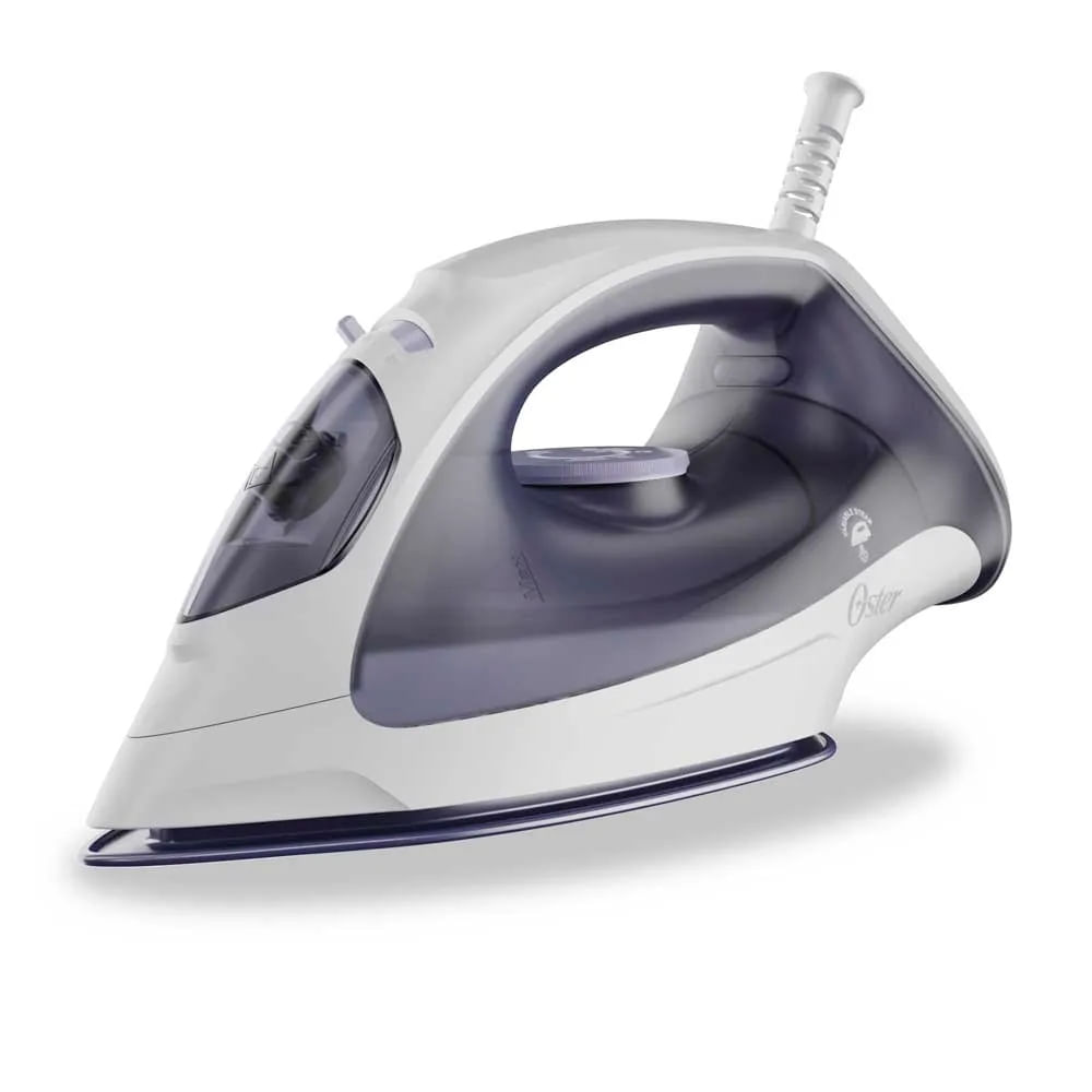 Plancha de vapor ligera Oster® GCSTBS3802 – Suela antiadherente y vapor continuo para un planchado p